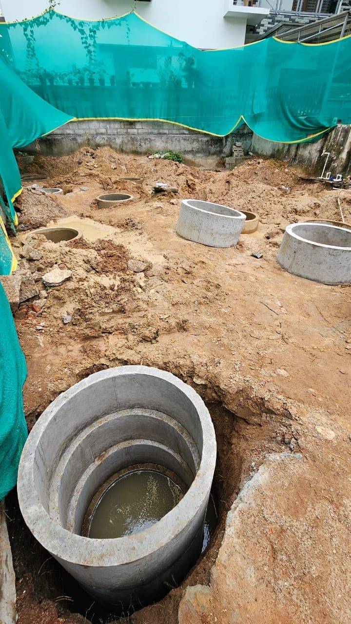 Foundation excavation and pile work