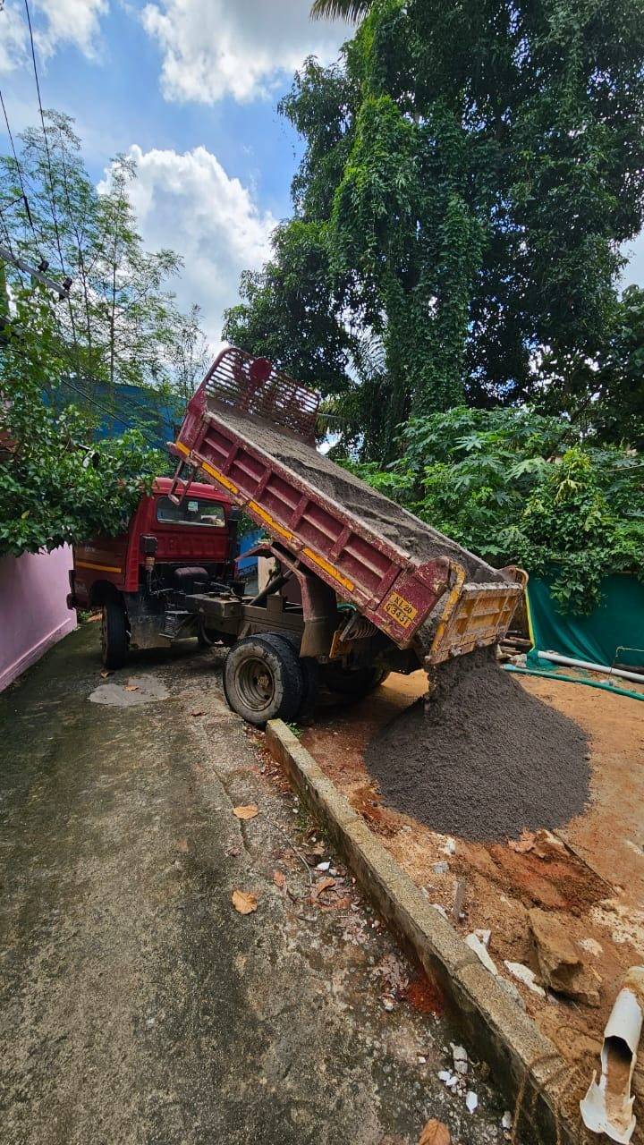 Foundation excavation and pile work