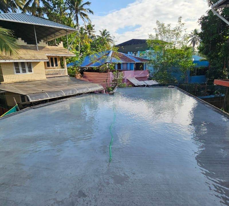 Roof slab concreting