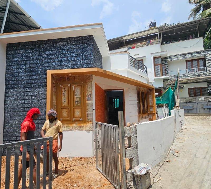Completed single-storey home