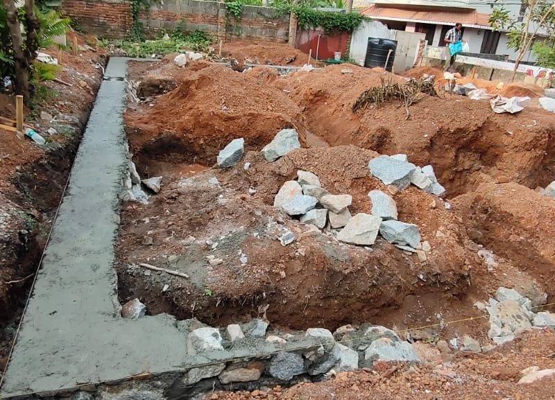 Foundation and plinth work
