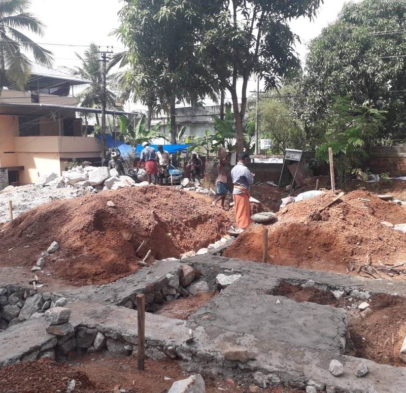Foundation and plinth work