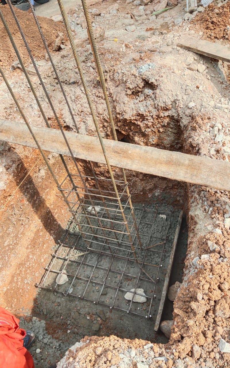 Foundation and plinth work