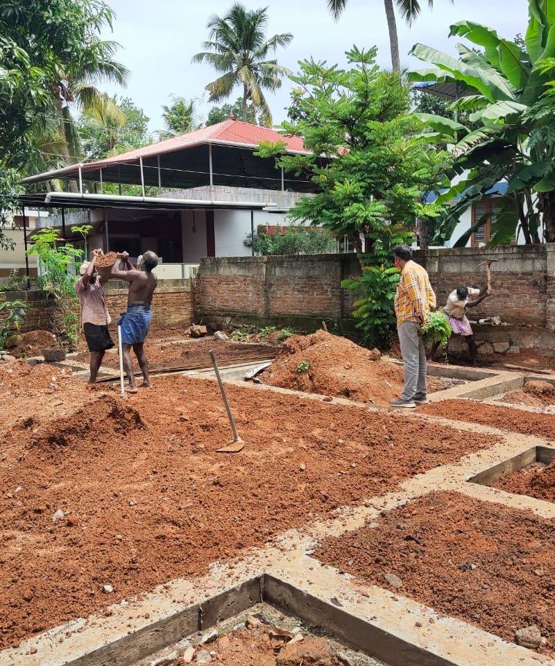 Foundation and plinth work