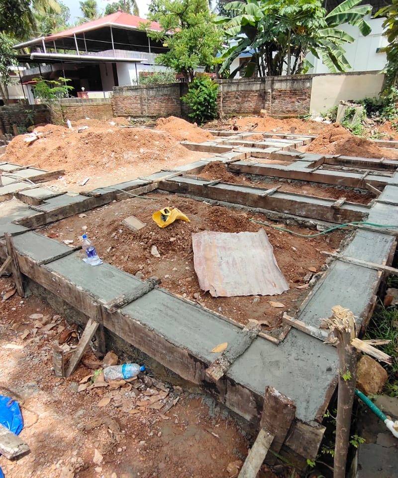 Foundation and plinth work