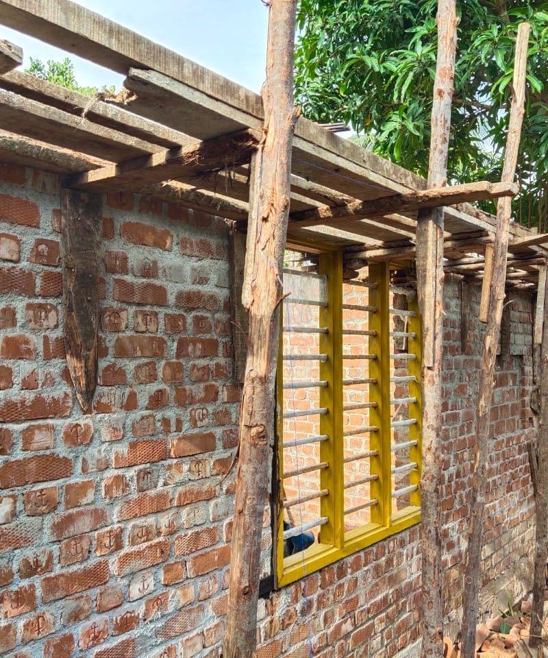 Brick walls and lintel formwork