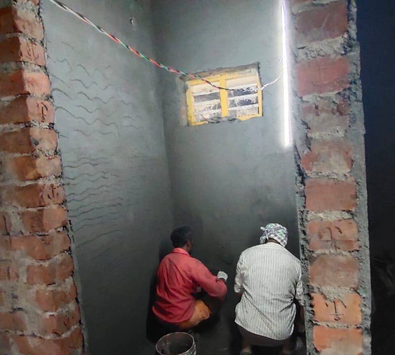 Plastering and exterior work