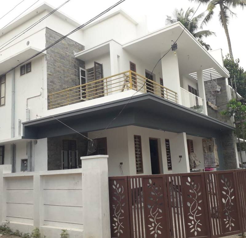 Completed two-storey home exterior