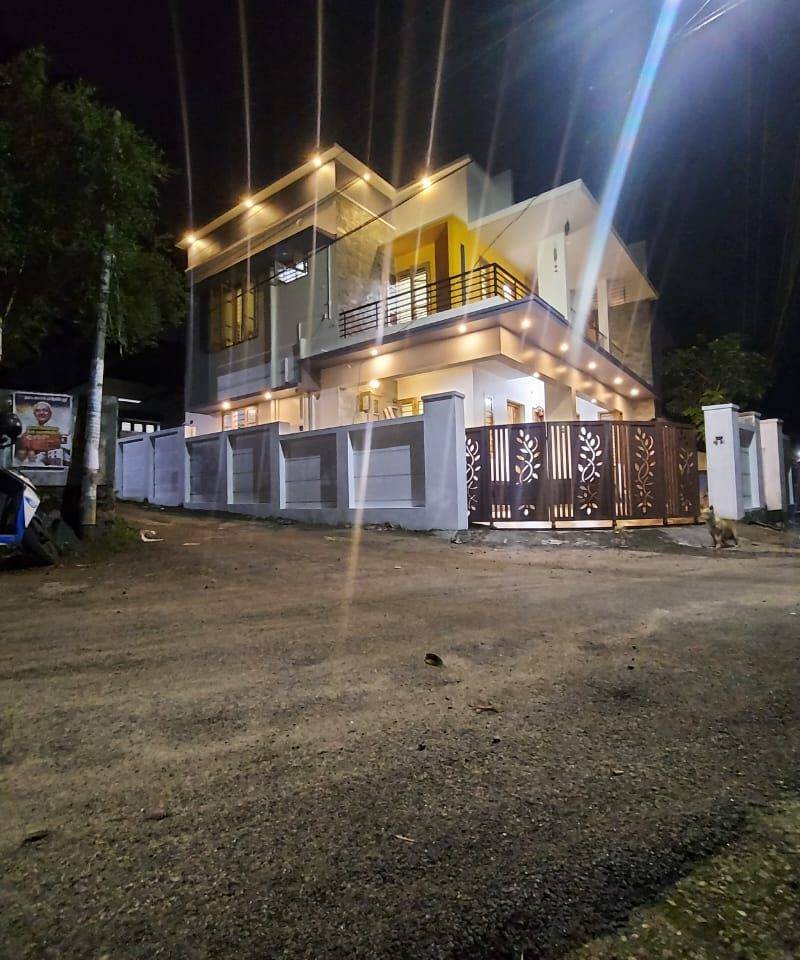 Completed two-storey home exterior