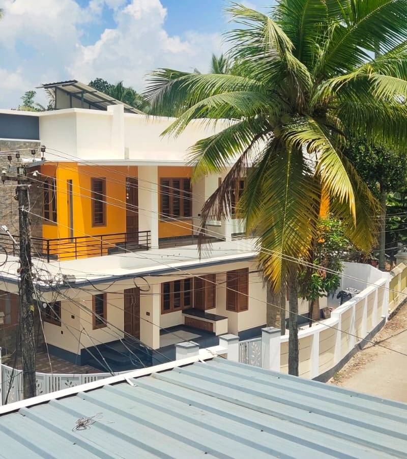 Completed two-storey home exterior