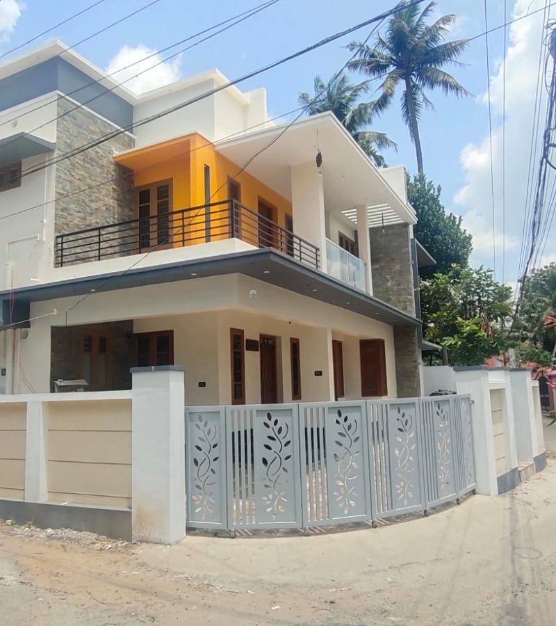 Completed two-storey home exterior