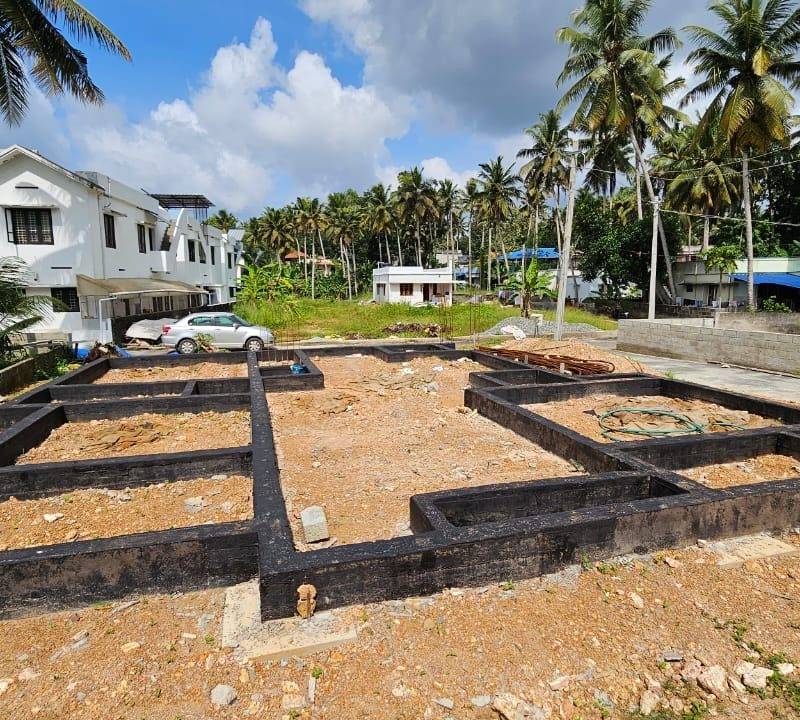 Site preparation and column footings