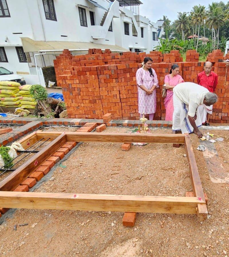 Site preparation and column footings