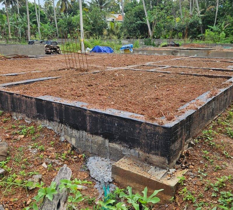 Site preparation and column footings