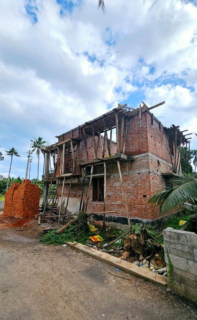 Slab work and upper floor walls