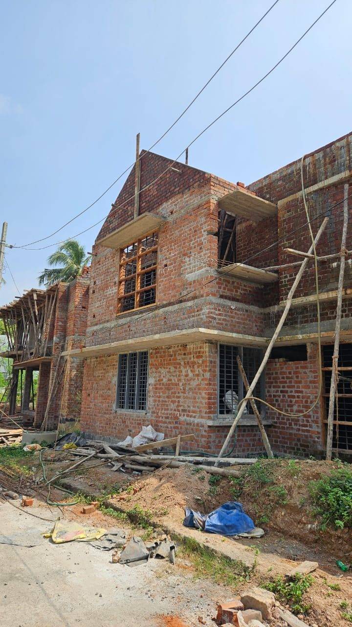 Slab work and upper floor walls