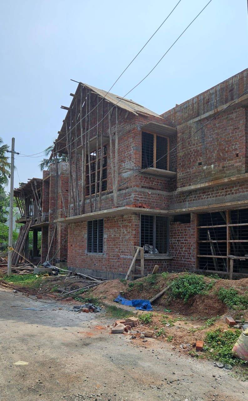 Slab work and upper floor walls