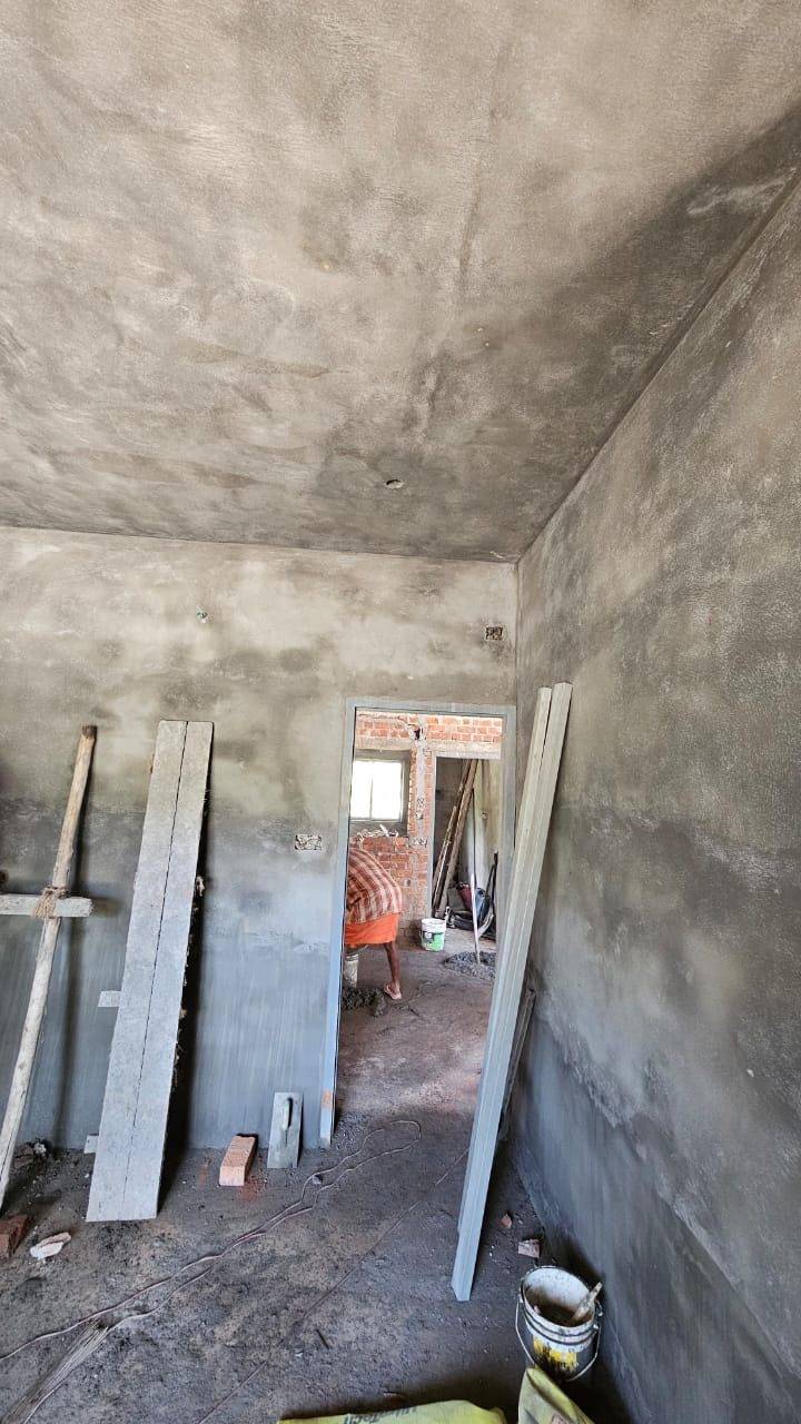 Plastering inside and out