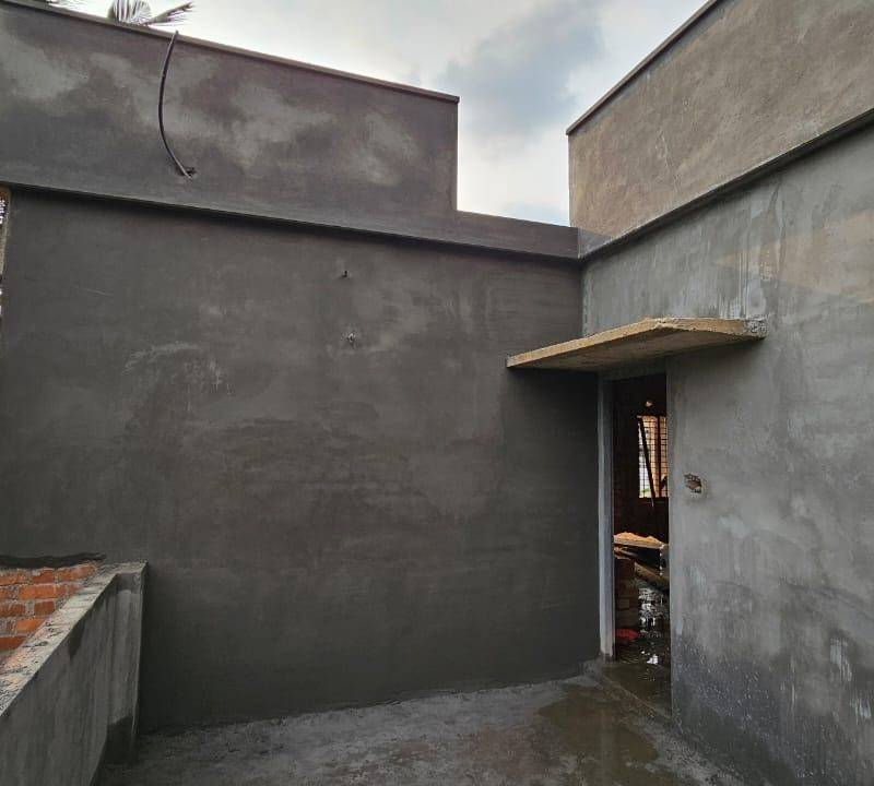 Plastering inside and out