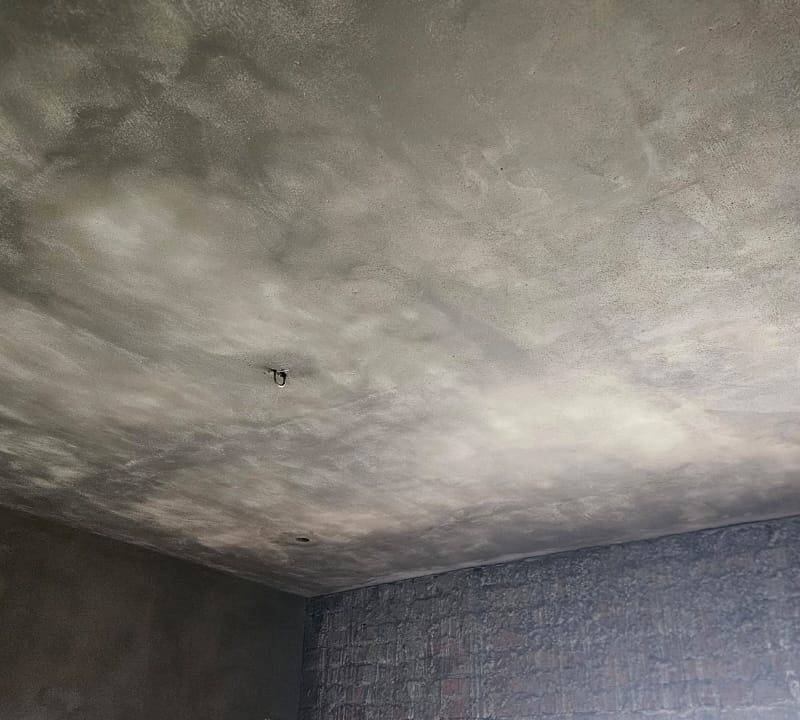 Plastering inside and out