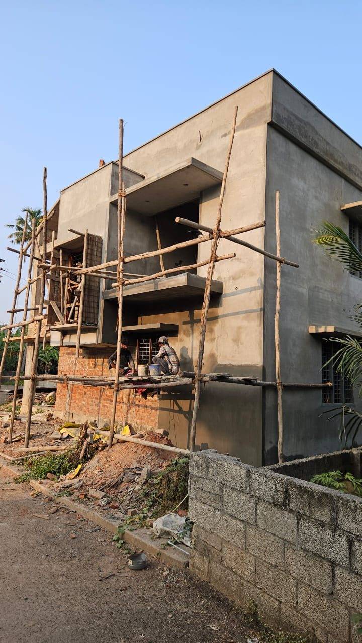 Plastering inside and out