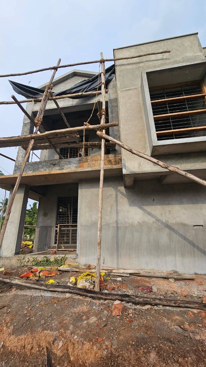 Plastering inside and out